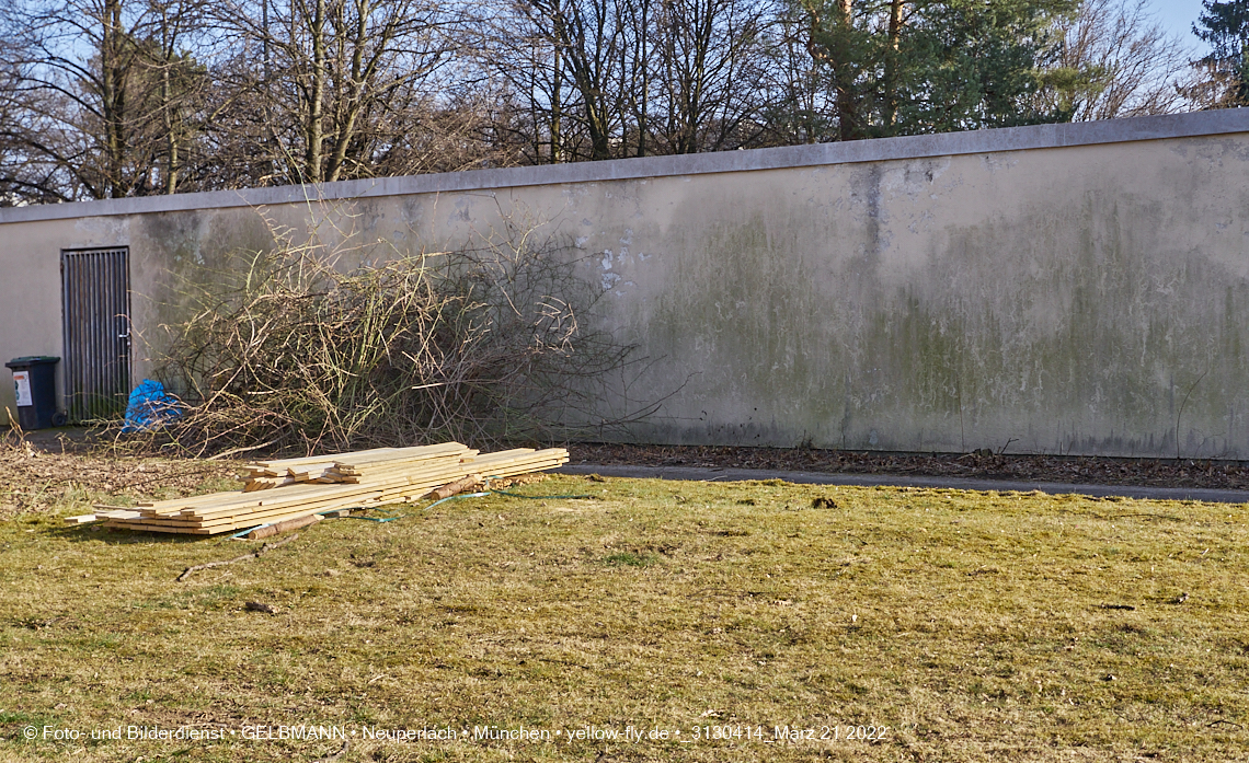 21.03.2022 - Baustelle am Haus für Kinder in Neuperlach